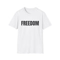 Charlie Kirk "Freedom" Unisex Softstyle T-Shirt - Casual Wear, Gift Idea, Statement Tee, Everyday Style, Comfortable Apparel